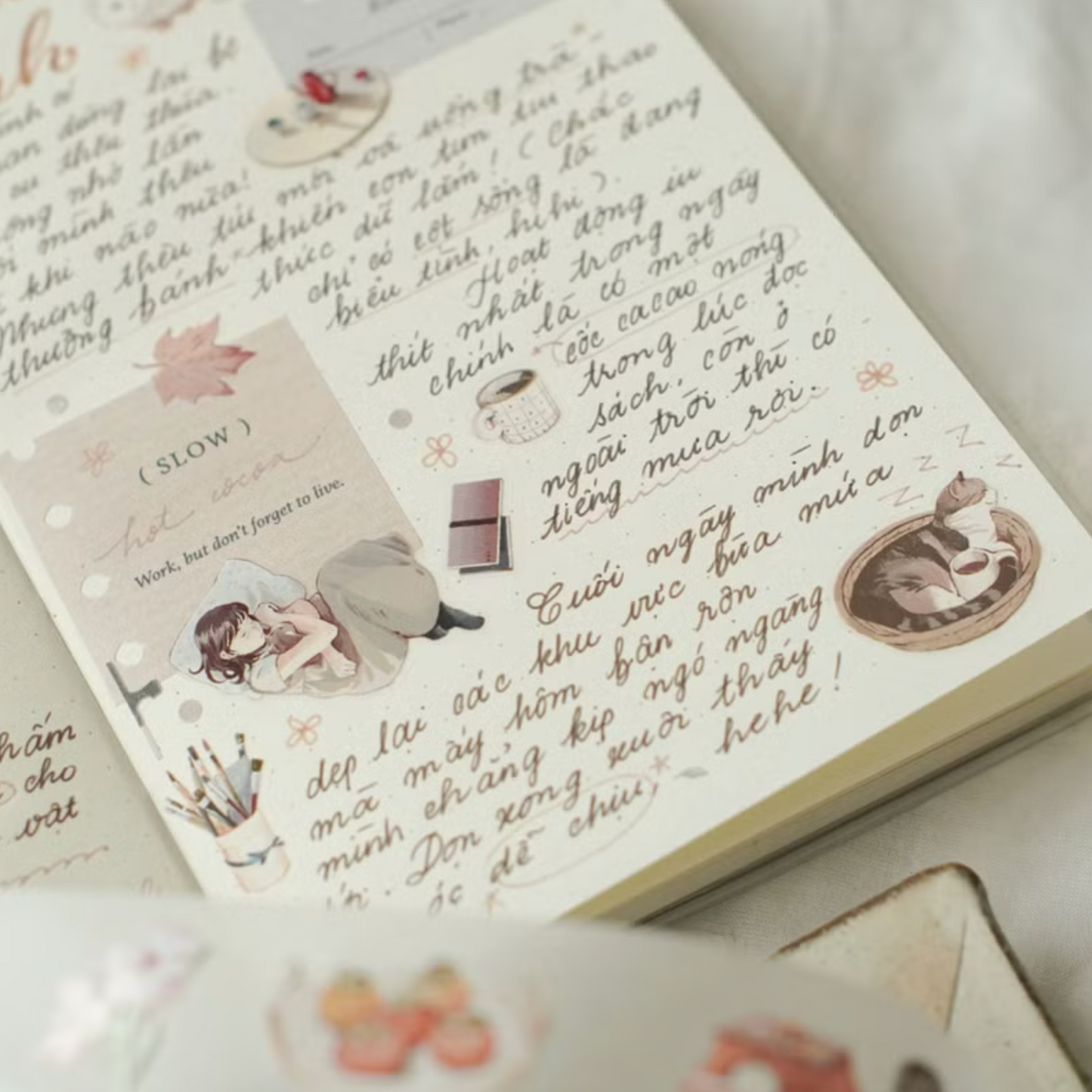 Teayou Kiss Cut Sticker Book - Aki no Heya