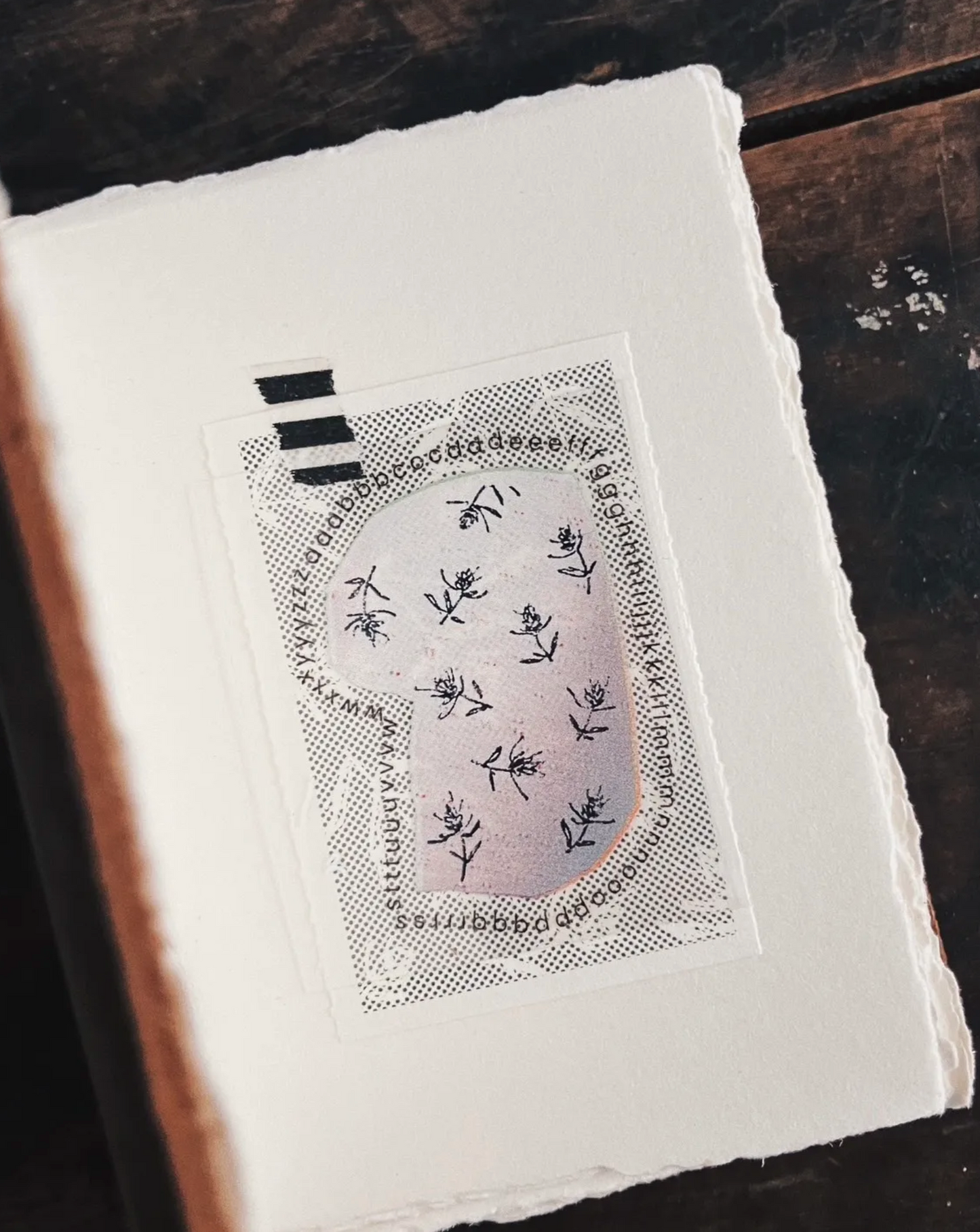 Somesortof.fern Memo Pad - Dots and Wreath