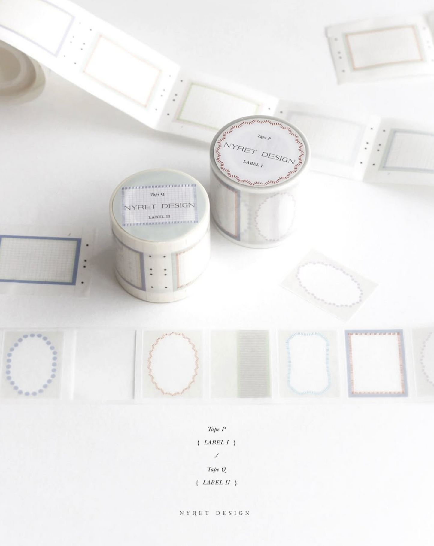 Nyret Washi Tape - Vol 11 One Day Tape Q Label II