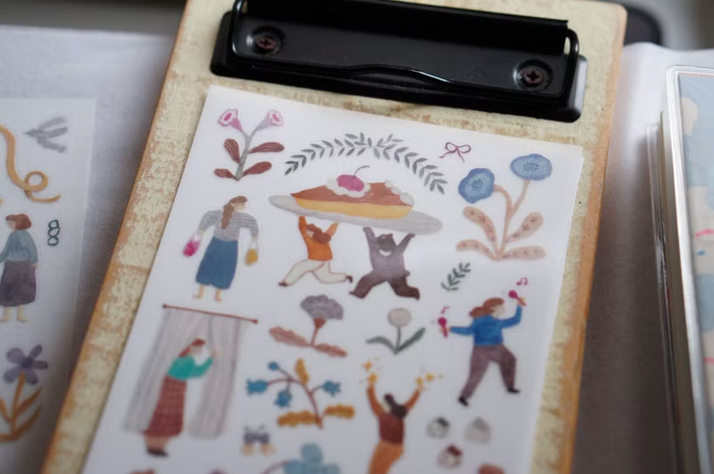 Ivy Snow Transfer Stickers - A Lovely Day