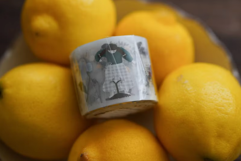 Ivy Snow PET Tape - Lemon Tree