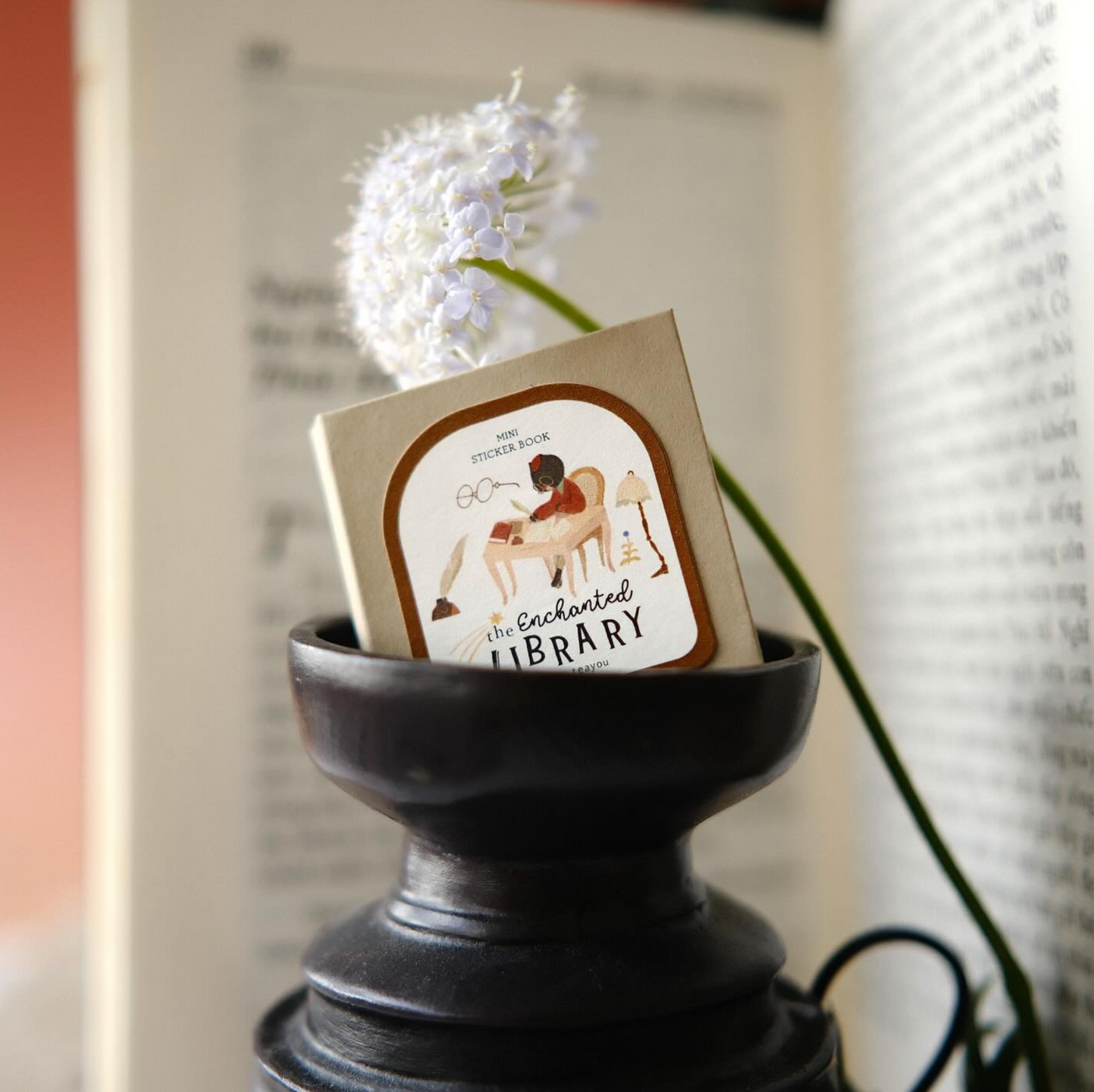 Teayou Kiss Cut Sticker Book - The Enchanted Library