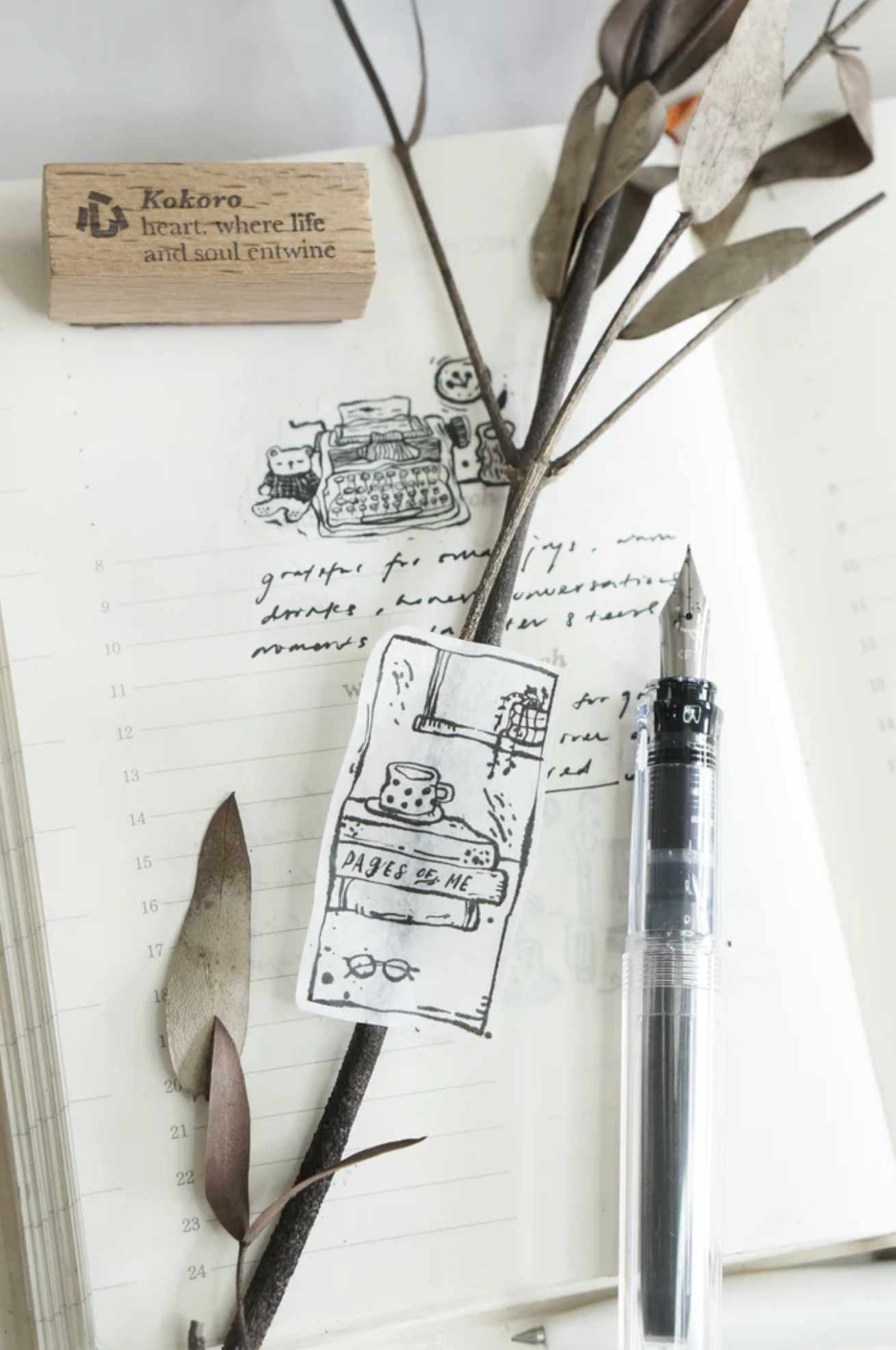 Black Milk Project Washi sticker - Pages of Me