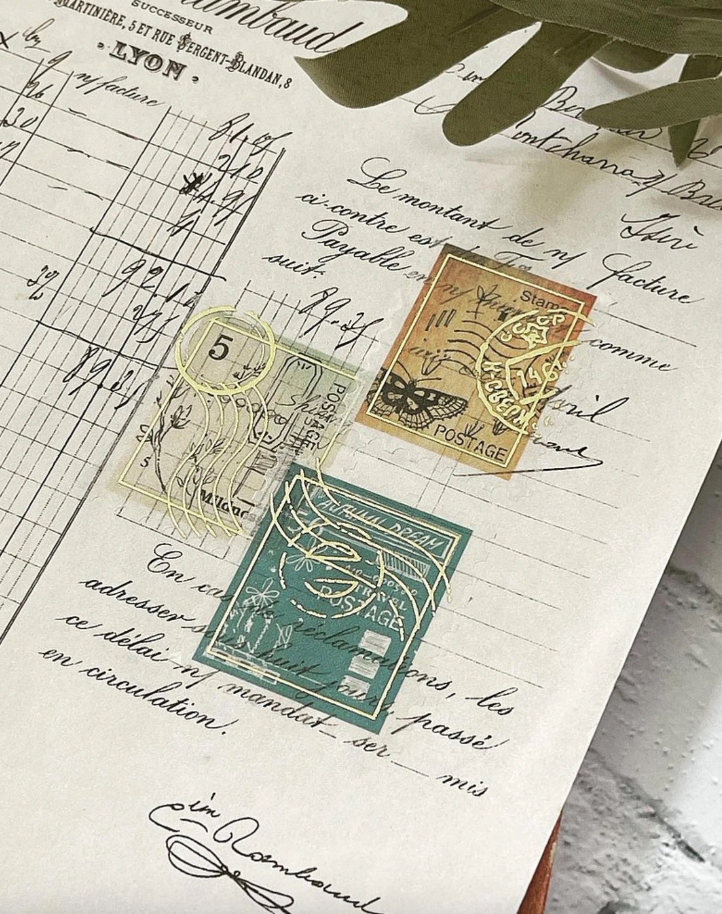 Lady F Washi Tape - Stamp Collection