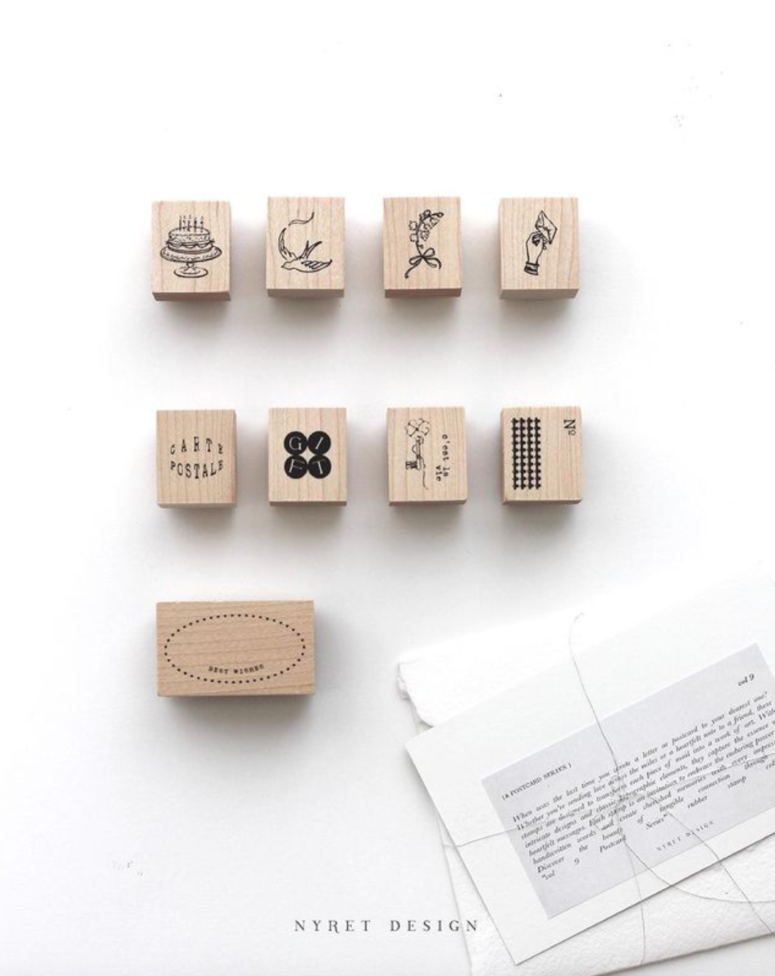 Nyret Rubber Stamps - Vol. 9 Postcard Series