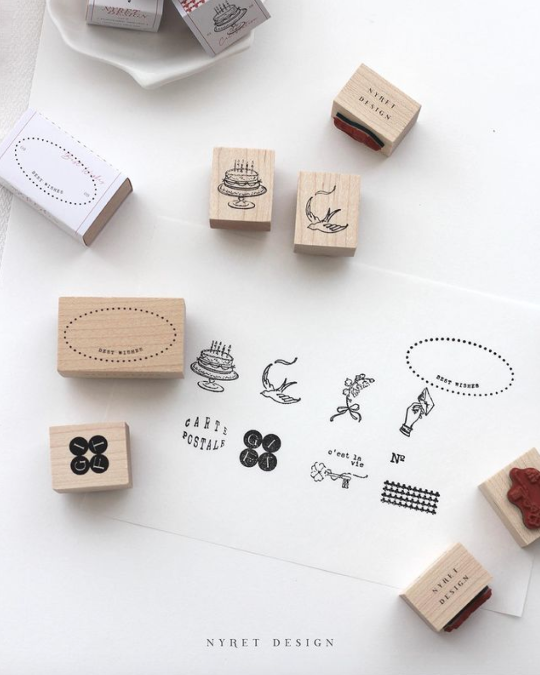 Nyret Rubber Stamps - Vol. 9 Postcard Series