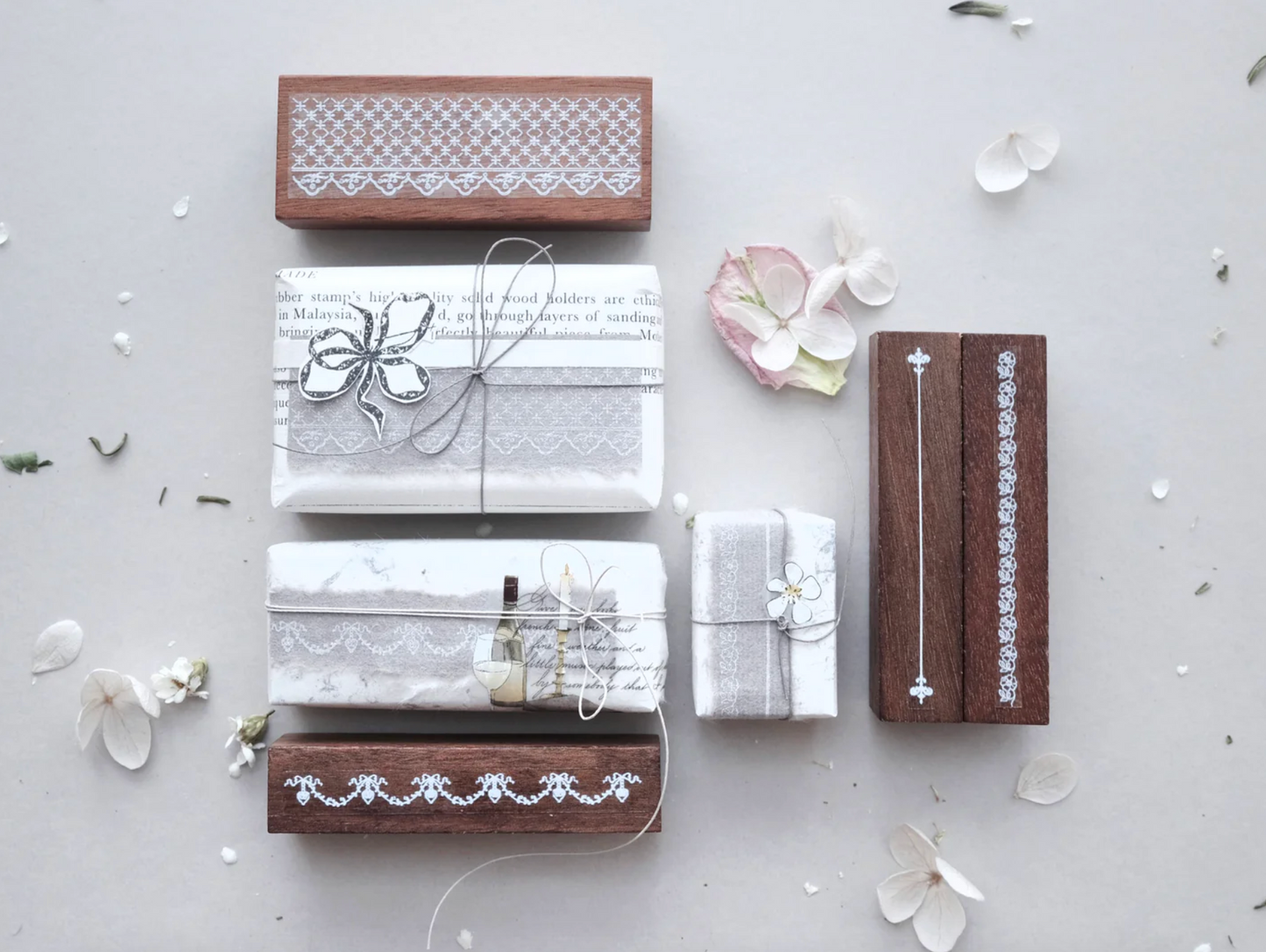 Jieyanow Atelier Blooming Soul Rubber Stamps