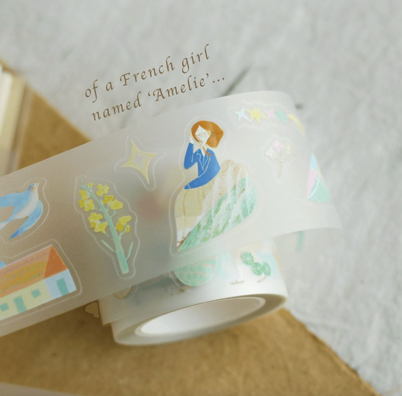 Teayou Kiss Cut PET Tape - Amelie's Day Trip