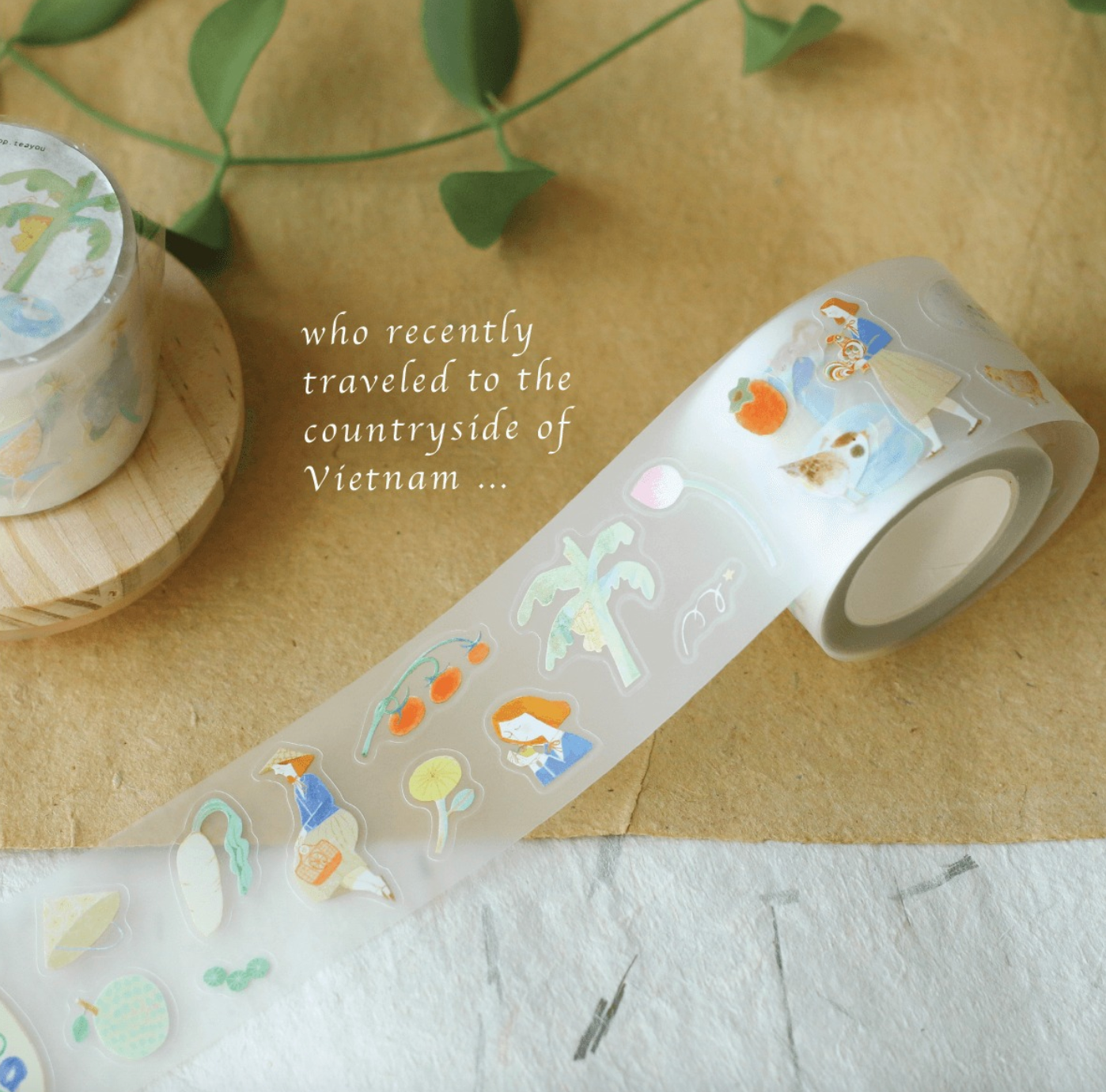 Teayou Kiss Cut PET Tape - Amelie's Day Trip