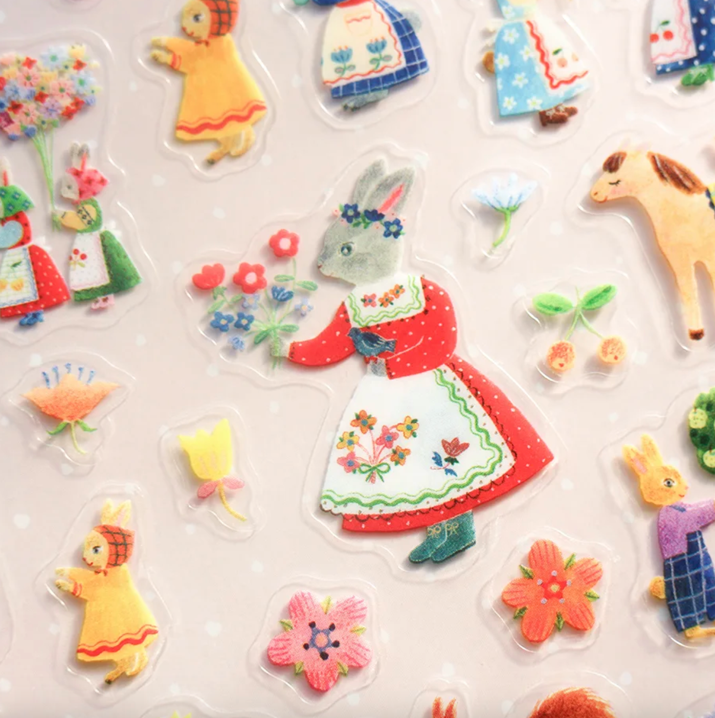 Aiko Fukawa Stickers - Rabbit Garden