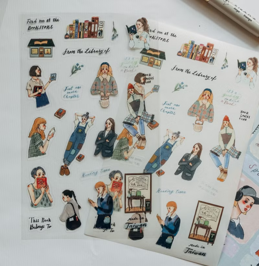 La Dolce Vita Washi / Transparent Stickers - Life in a bookstore