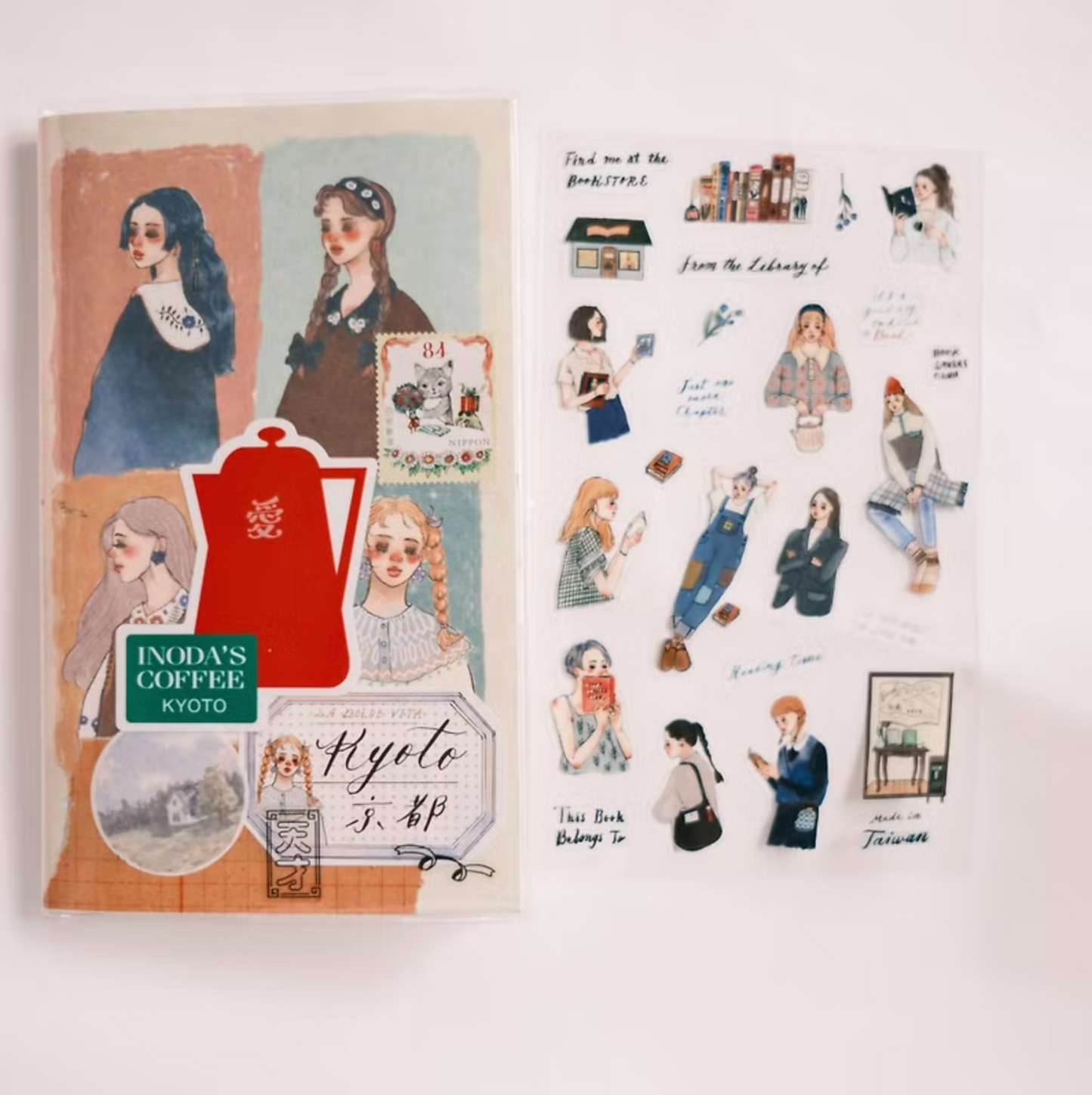 La Dolce Vita Washi / Transparent Stickers - Life in a bookstore