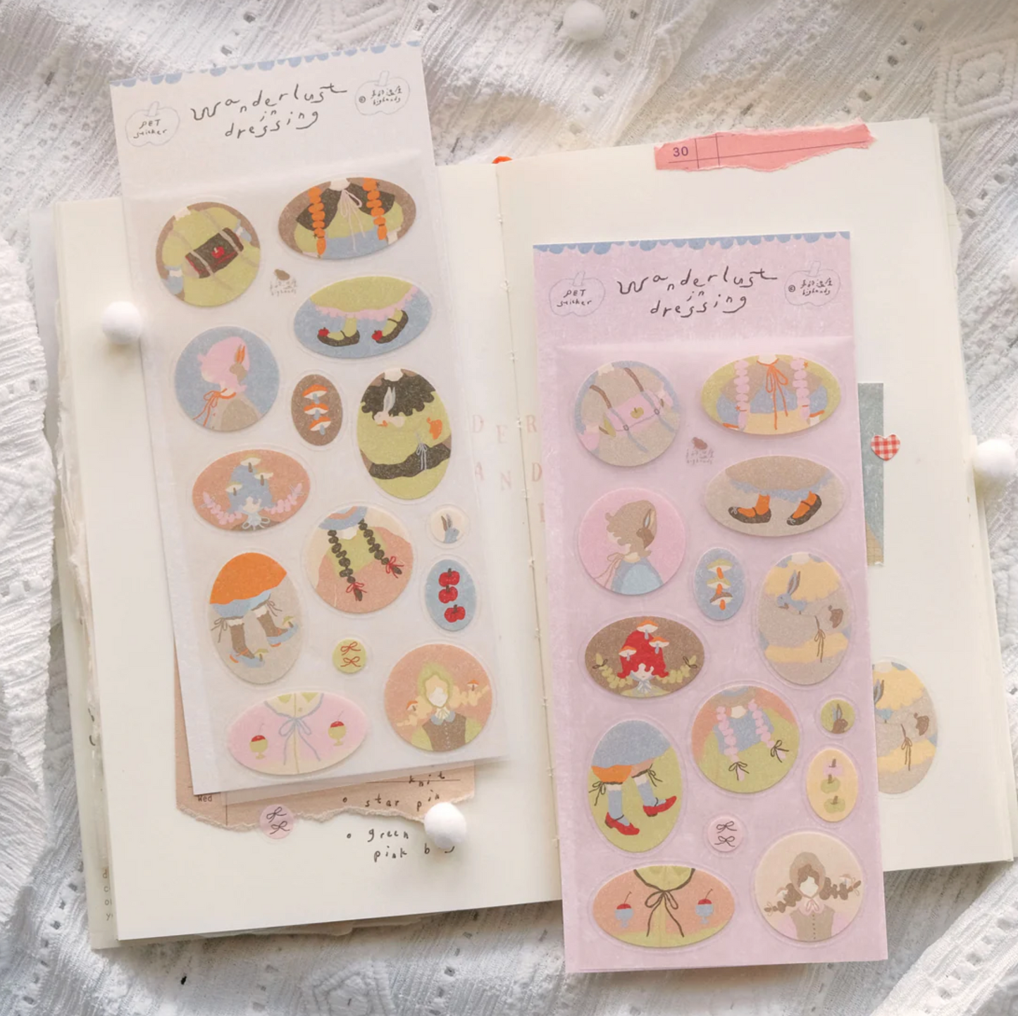 Bighands Sticker Sheets - Wanderlust in Dressing