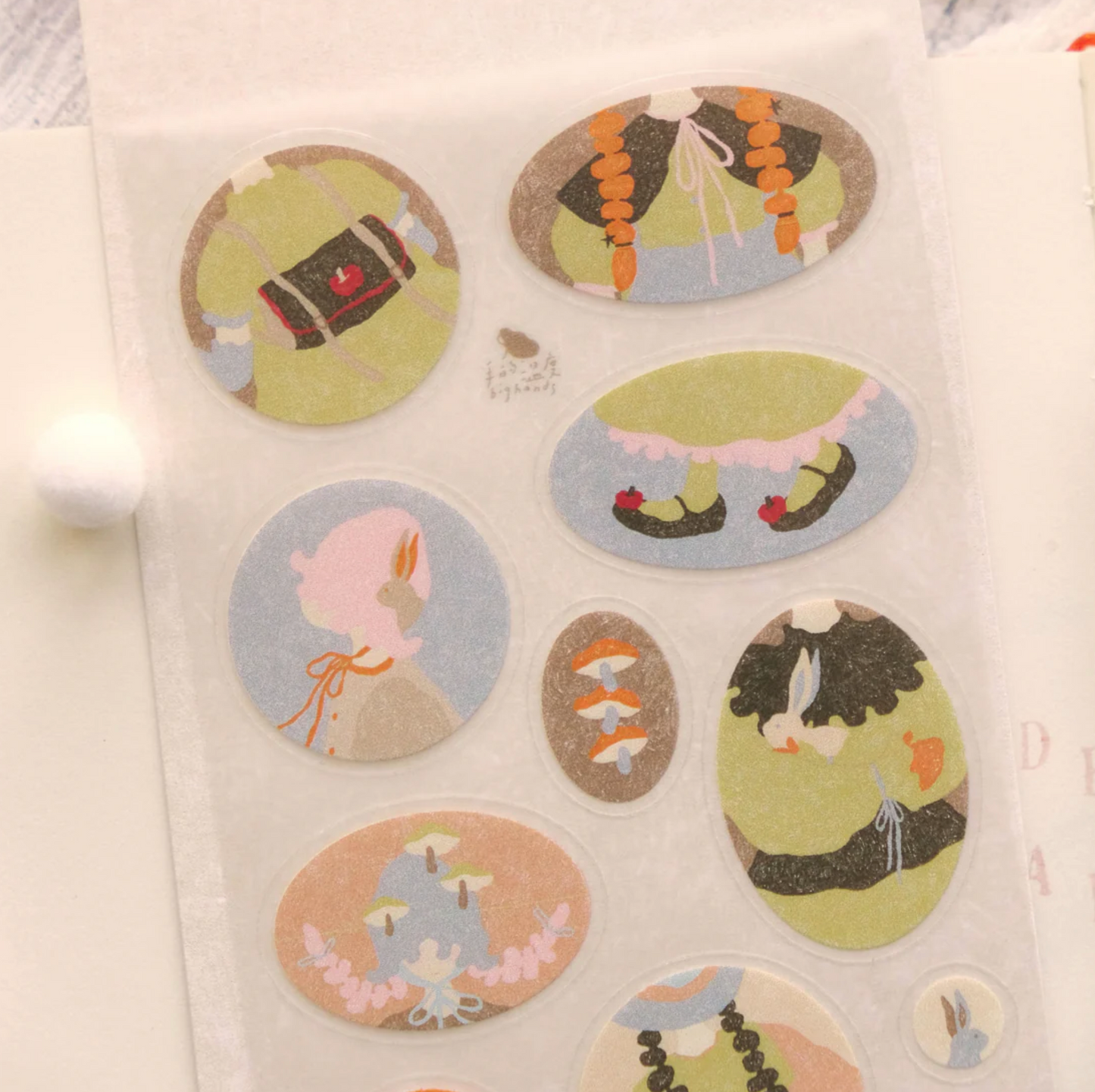 Bighands Sticker Sheets - Wanderlust in Dressing