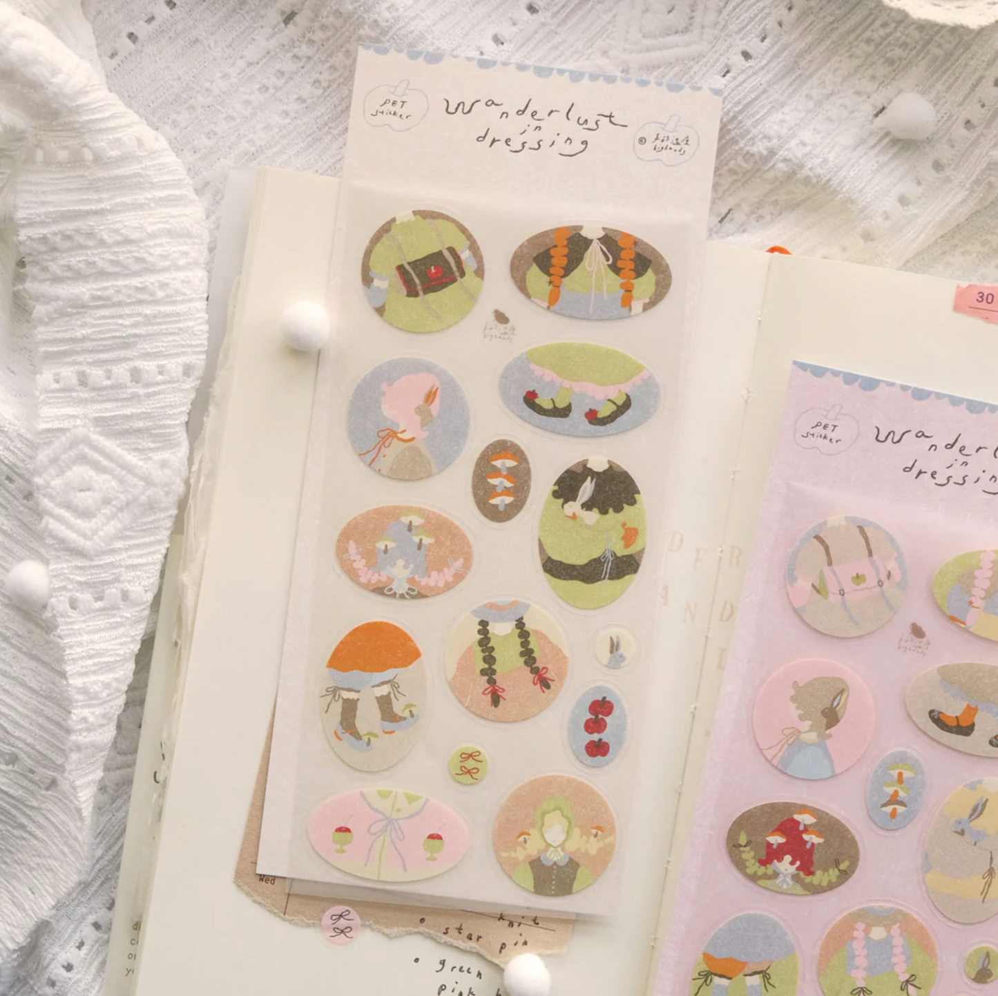 Bighands Sticker Sheets - Wanderlust in Dressing