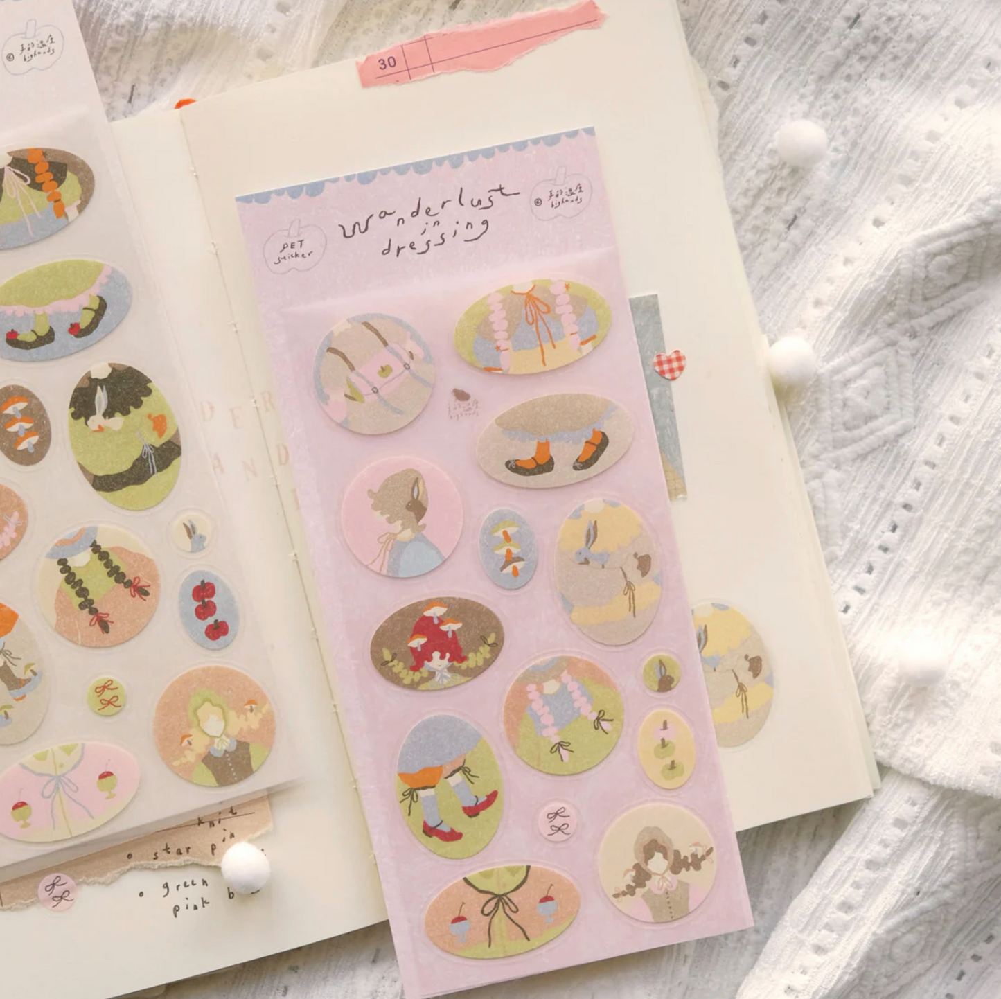 Bighands Sticker Sheets - Wanderlust in Dressing