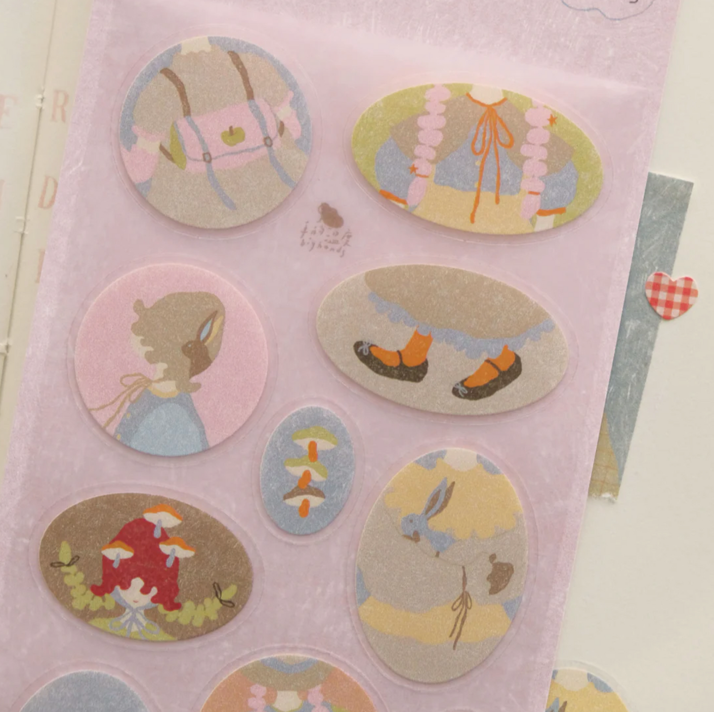 Bighands Sticker Sheets - Wanderlust in Dressing