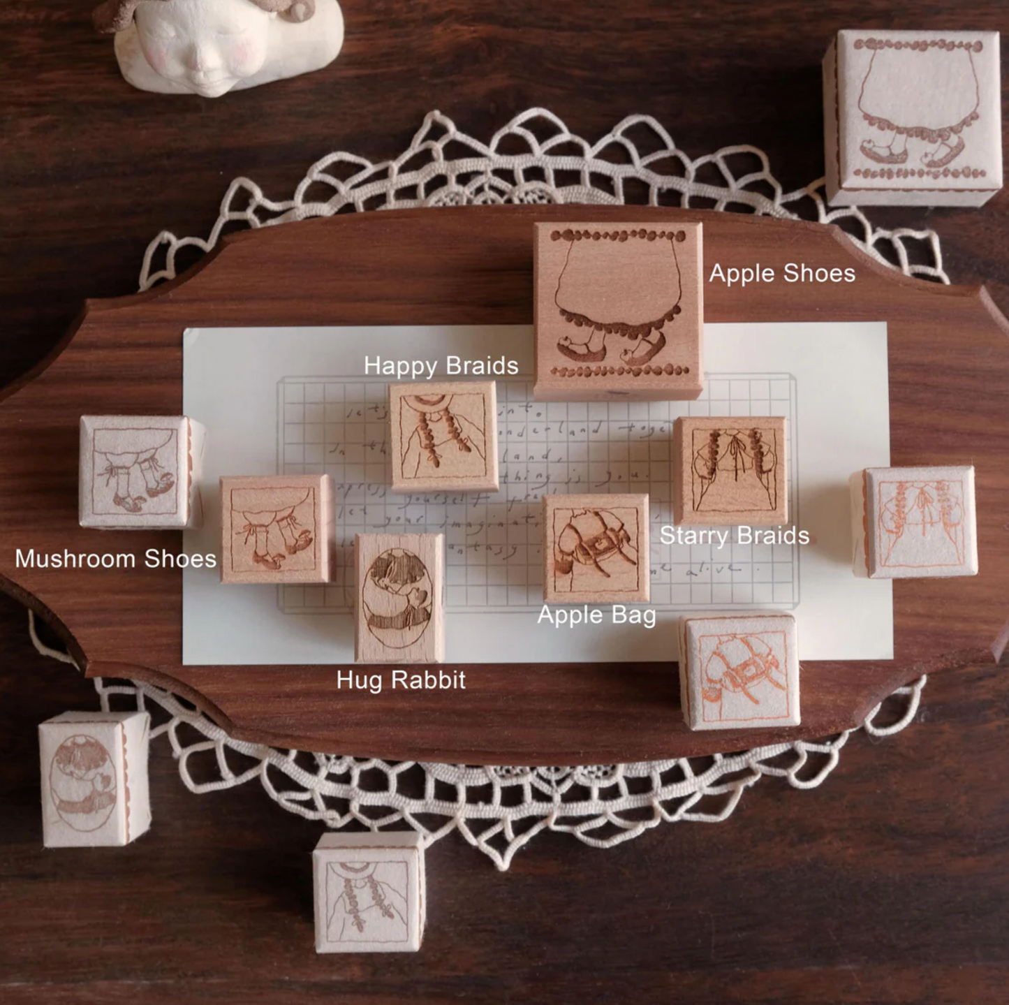 Bighands Rubber Stamp - Wanderlust in Dressing