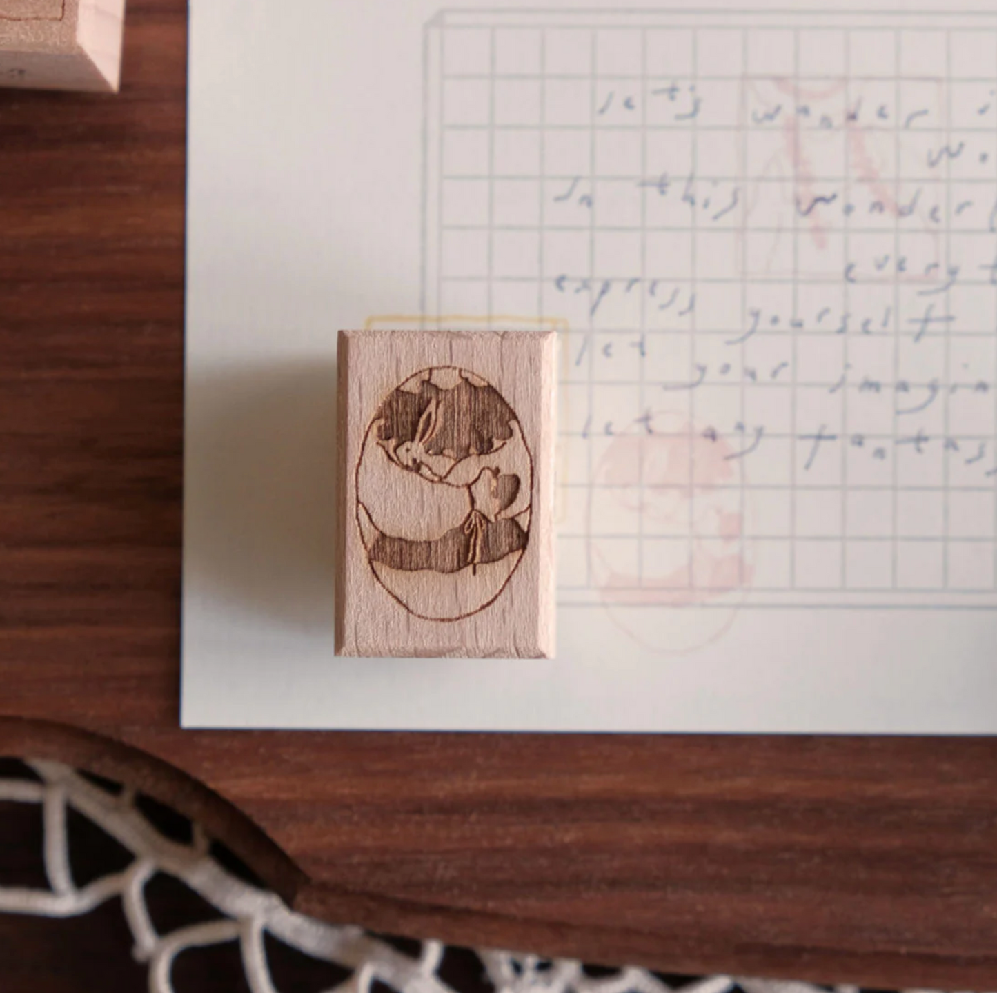 Bighands Rubber Stamp - Wanderlust in Dressing