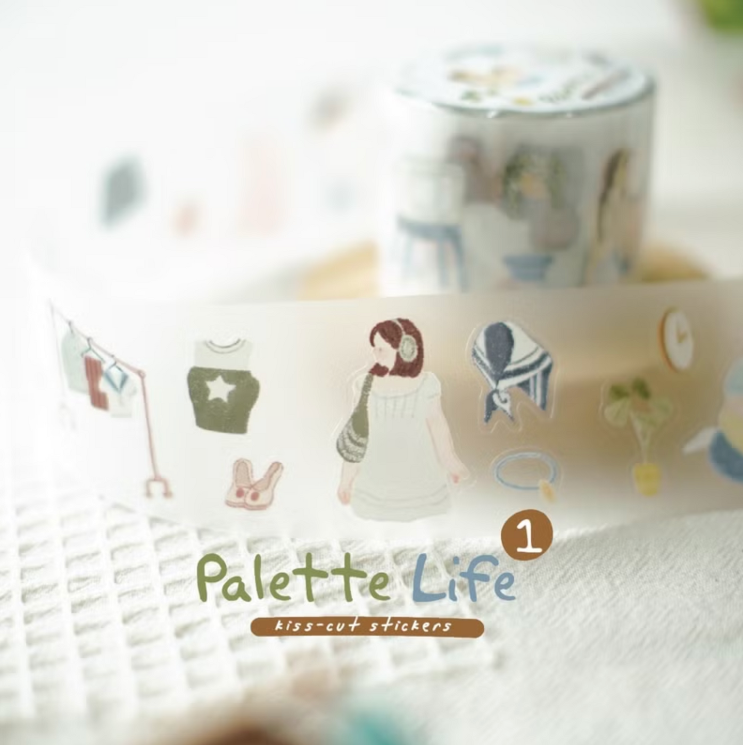 Teayou Kiss Cut PET Tape - Palette Life Vol 1