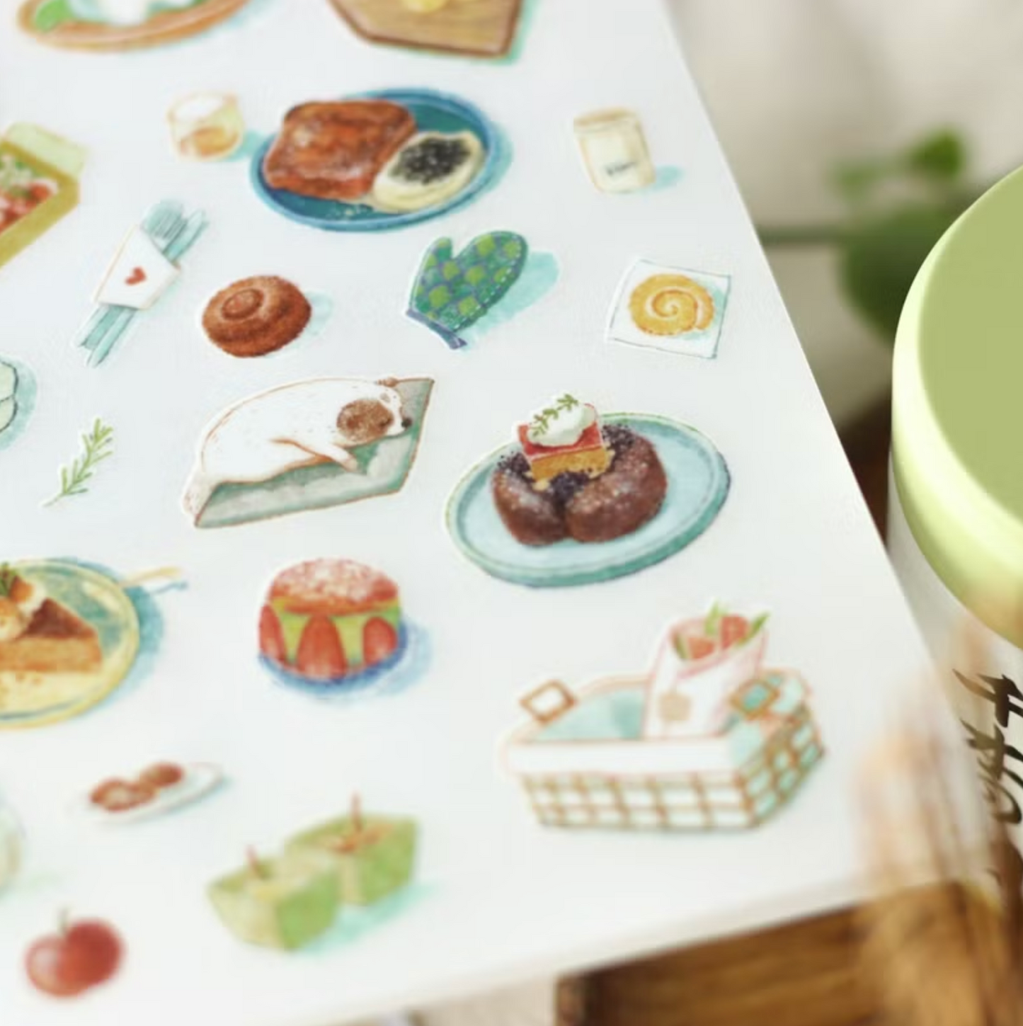 Teayou Transfer Sticker - Matcha Garden