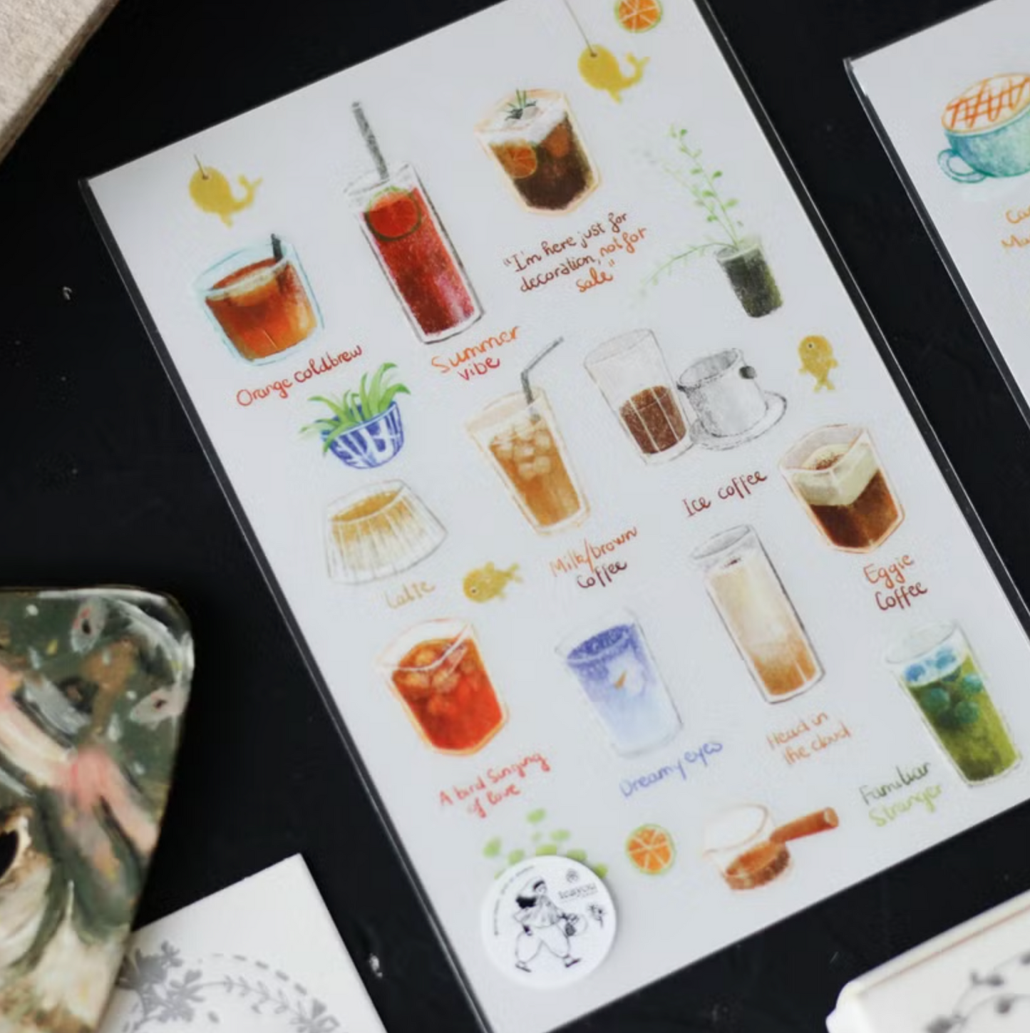 Teayou Transfer Sticker - Drinks