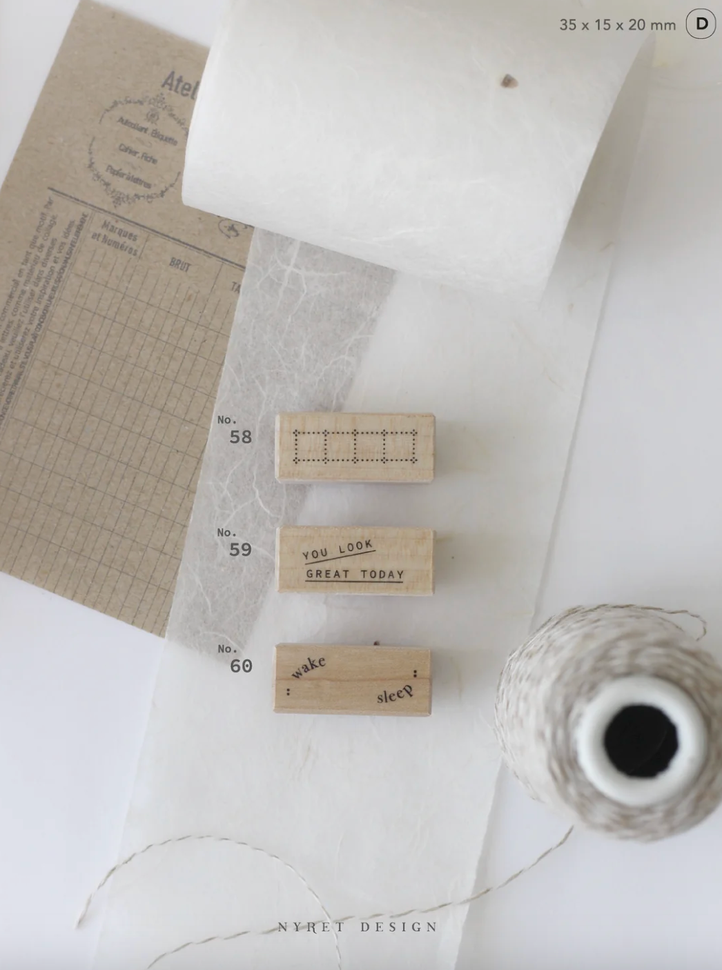 Nyret Rubber Stamps - Vol. 10 Daily Aesthetic