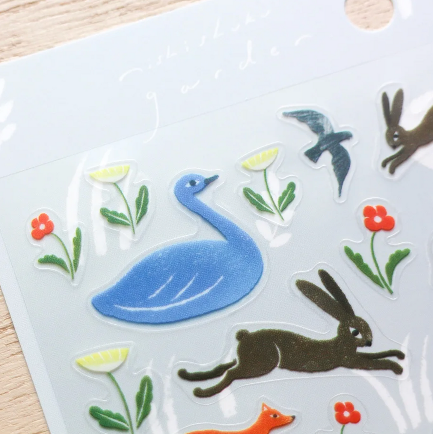 Nishishuku / Cozyca Product  PET Clear Stickers - Garden