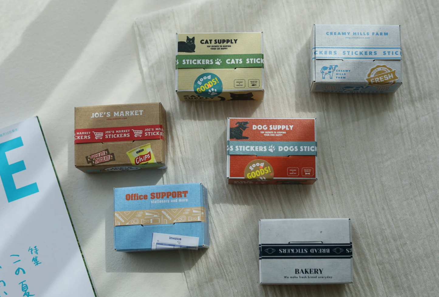 Greeting Life Inc. Hako Seal Mini Box of Sticker Sets