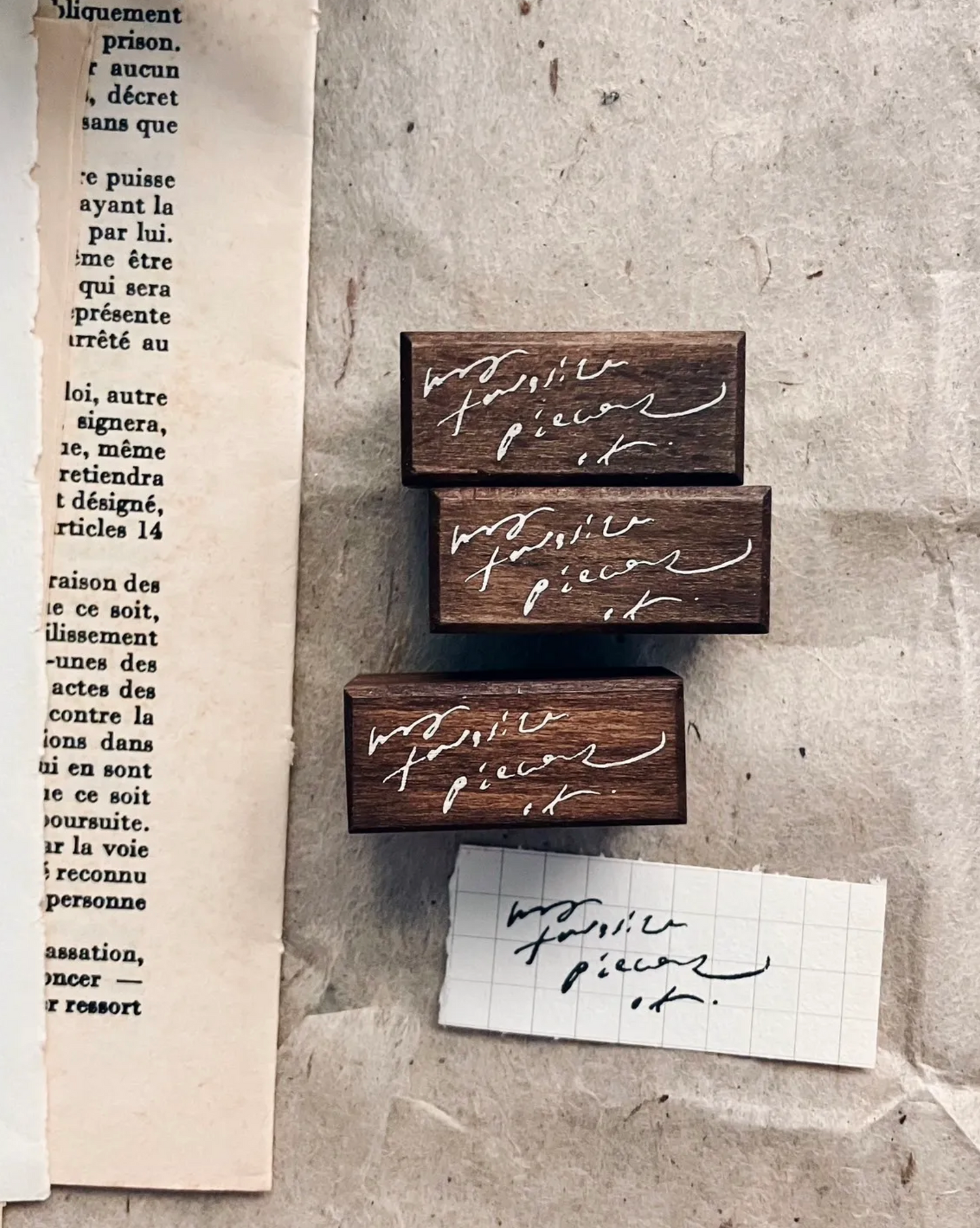 Somesortof.fern Rubber Stamps - Letters and Blooms