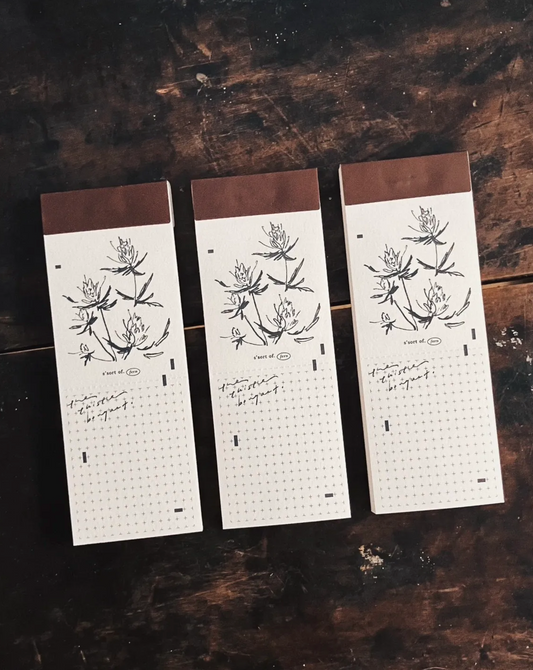 Somesortof.fern Memo Pad - Bouquet