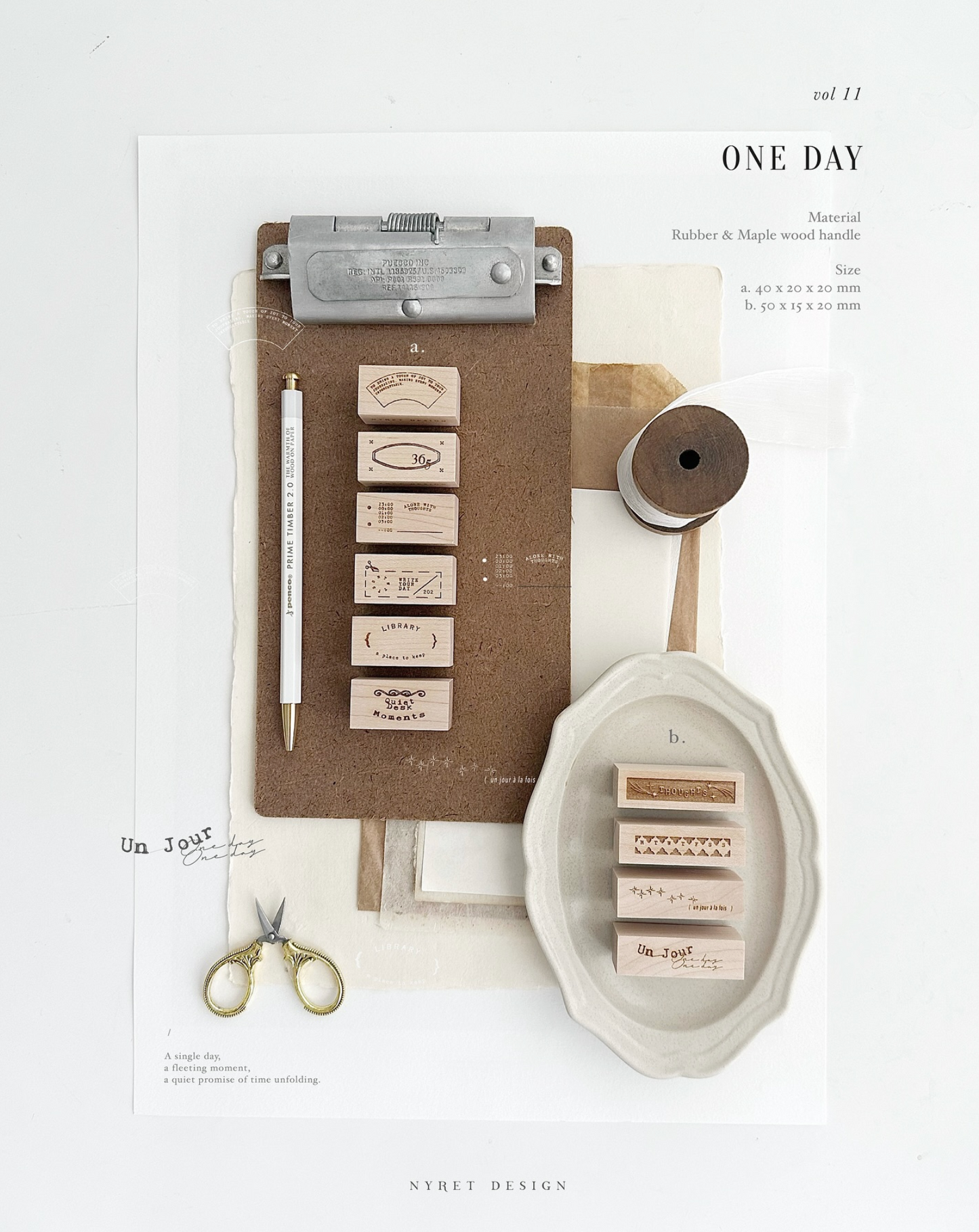Nyret Rubber Stamps - Vol 11 One Day