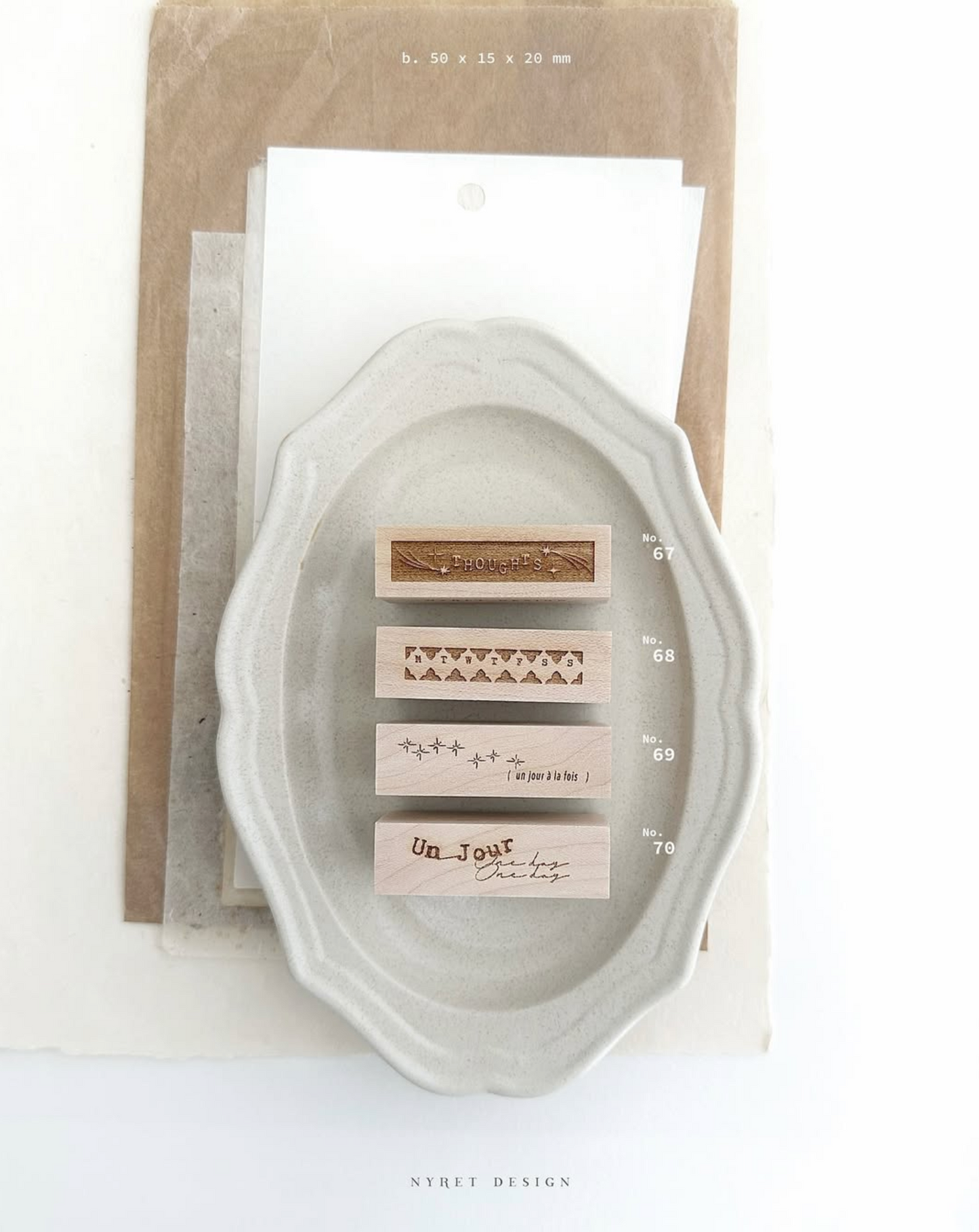 Nyret Rubber Stamps - Vol 11 One Day