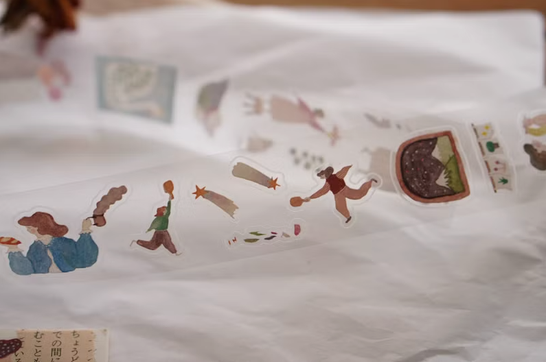 Ivy Snow Kiss Cut PET Tape - A Lovely Day