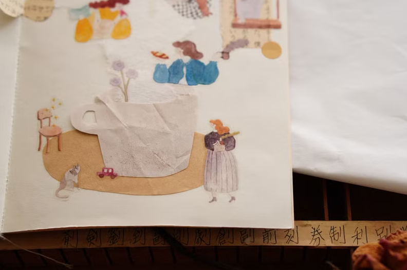 Ivy Snow Kiss Cut PET Tape - A Lovely Day