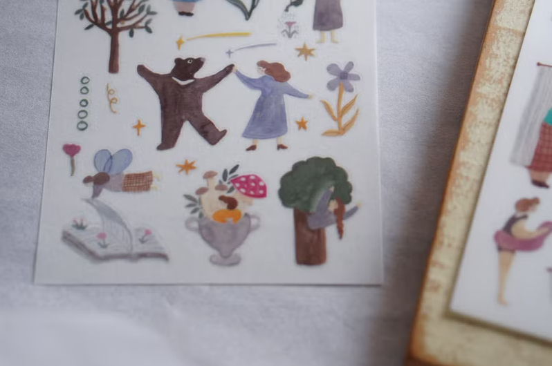 Ivy Snow Transfer Stickers - Day Dream