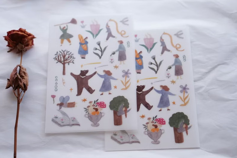 Ivy Snow Transfer Stickers - Day Dream