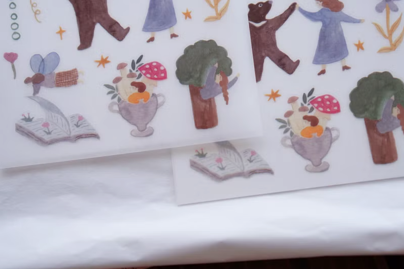 Ivy Snow Transfer Stickers - Day Dream