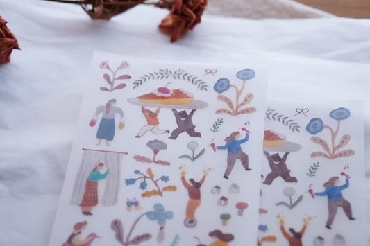 Ivy Snow Transfer Stickers - A Lovely Day