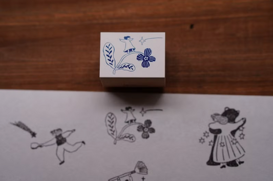 Ivy Snow Rubber Stamp - Flower Walk