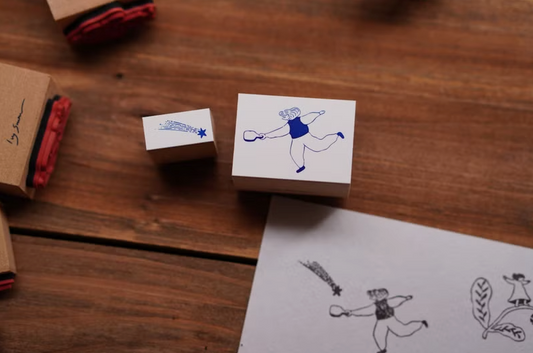 Ivy Snow Rubber Stamp - Shooting Star A