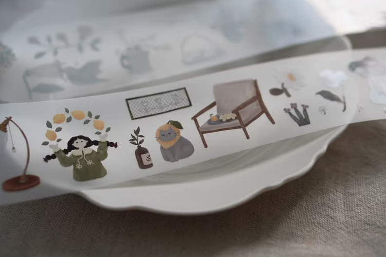 Ivy Snow PET Tape - Lemon Tree