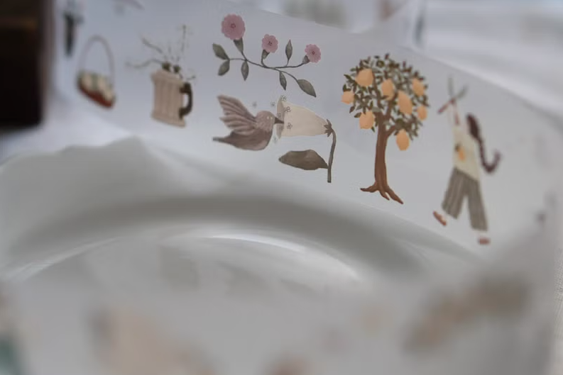 Ivy Snow PET Tape - Lemon Tree