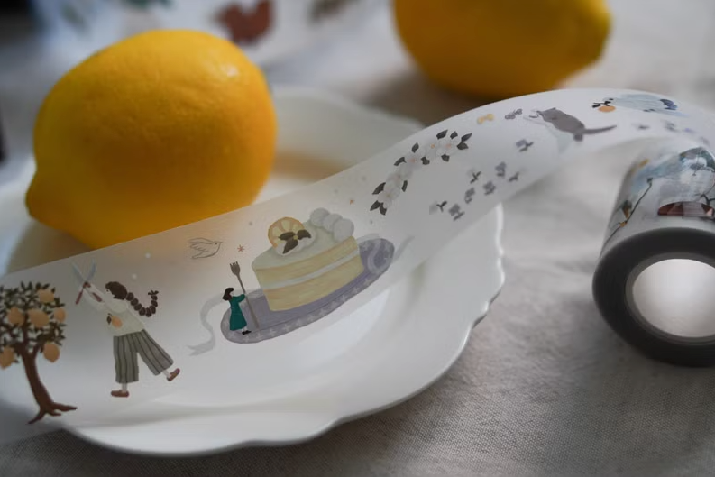 Ivy Snow PET Tape - Lemon Tree