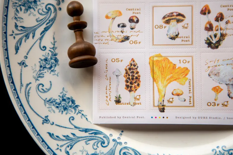 OURS Studio Sticker Sheets - Mushroom Recipe