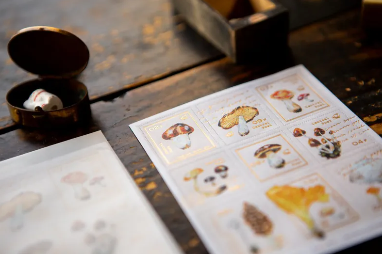OURS Studio Sticker Sheets - Mushroom Recipe
