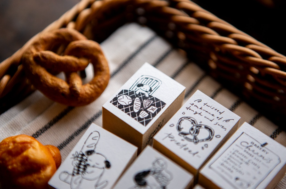 OURS Studio Rubber Stamps - The Gift Bakery Series