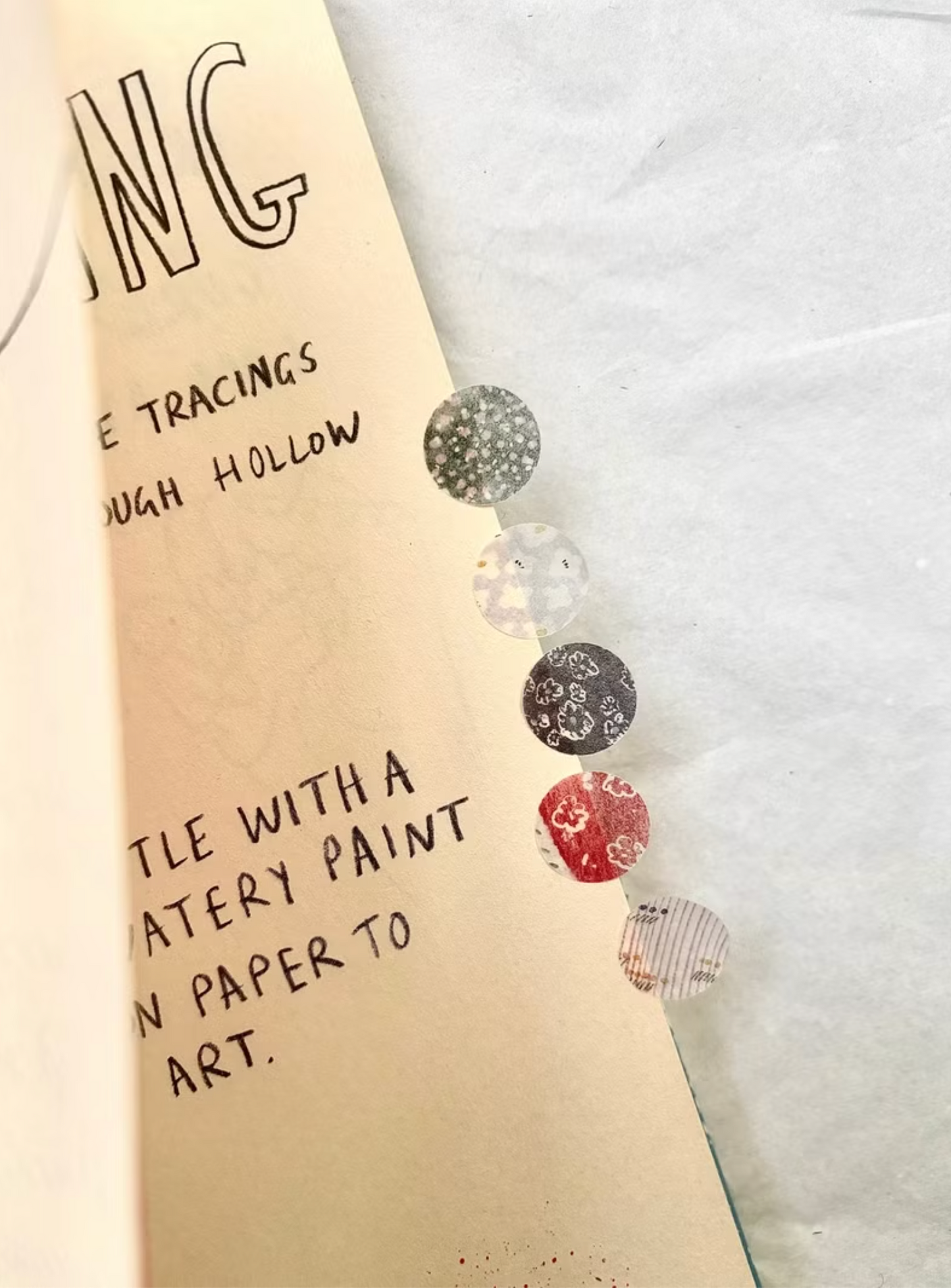 Pion Die-cut Washi Tape - Coaster