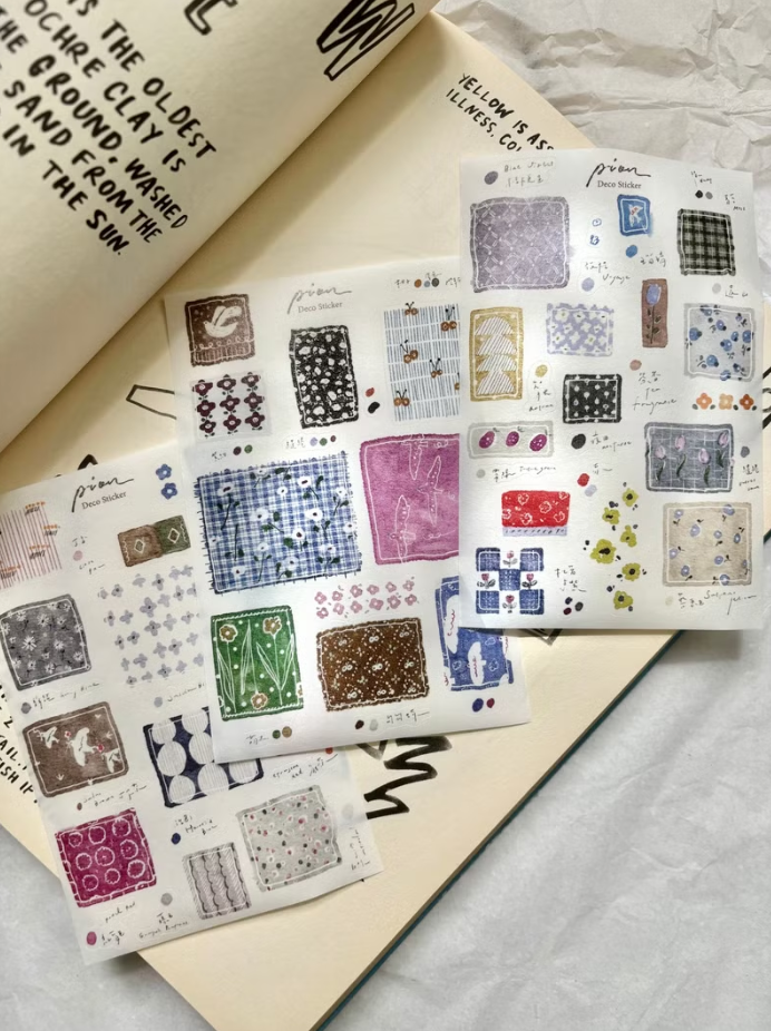 Pion Die-cut Stickers - Candy Paper