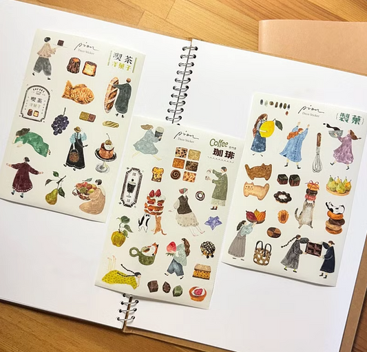 Pion Die-cut Stickers - Candy